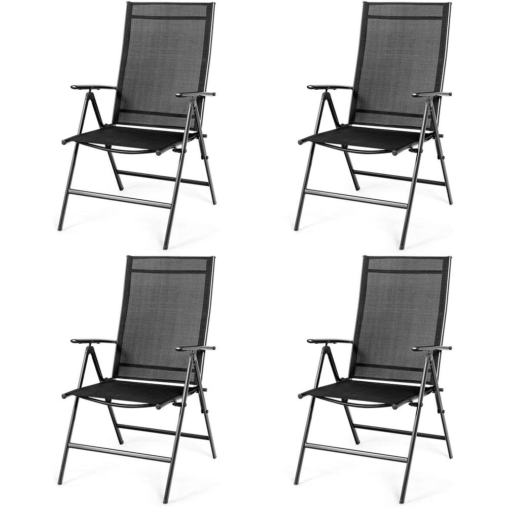 Outdoor Furniture Ofo - Set o 4 Veranda Yemek Sandalyeleri,