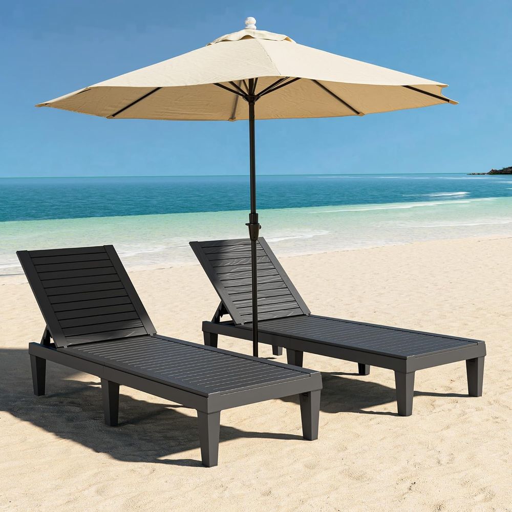 Outdoor Furniture Ofo - Set o 2, Hafif Veranda Sandalyeleri