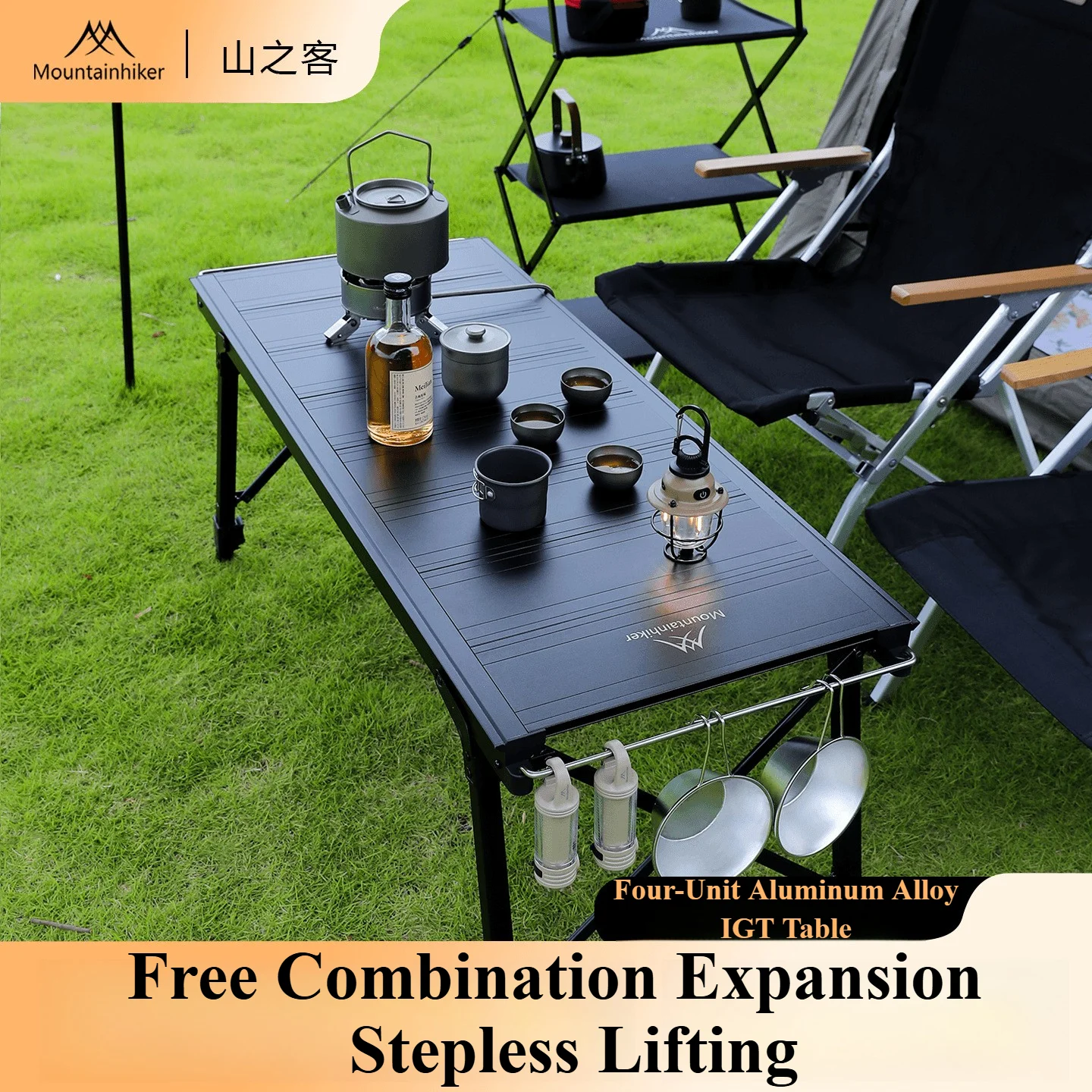 Outdoor Furniture Usa - Mountainhiker Kamp Katlanır Kaldırma Çıkarılabilir Çoklu