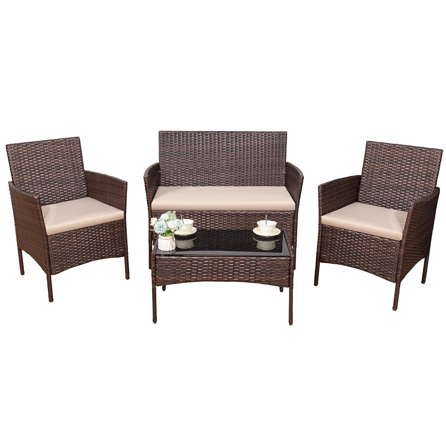 Outdoor Furniture Ofo - o*-4 Parça Dış Mekan Veranda Mobilya