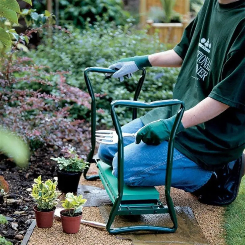 Garden Bench Metal - 1 adet Yeni Bahçe Diz Çökme