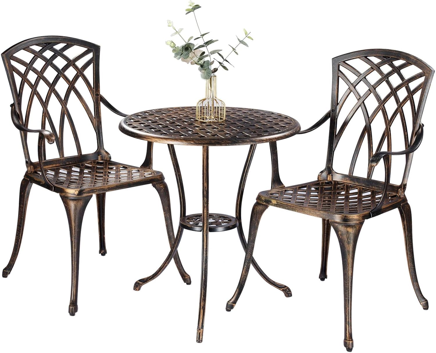 Outdoor Furniture Patio - Bronz paslanmaz döküm alüminyumdan yapılmış, 3