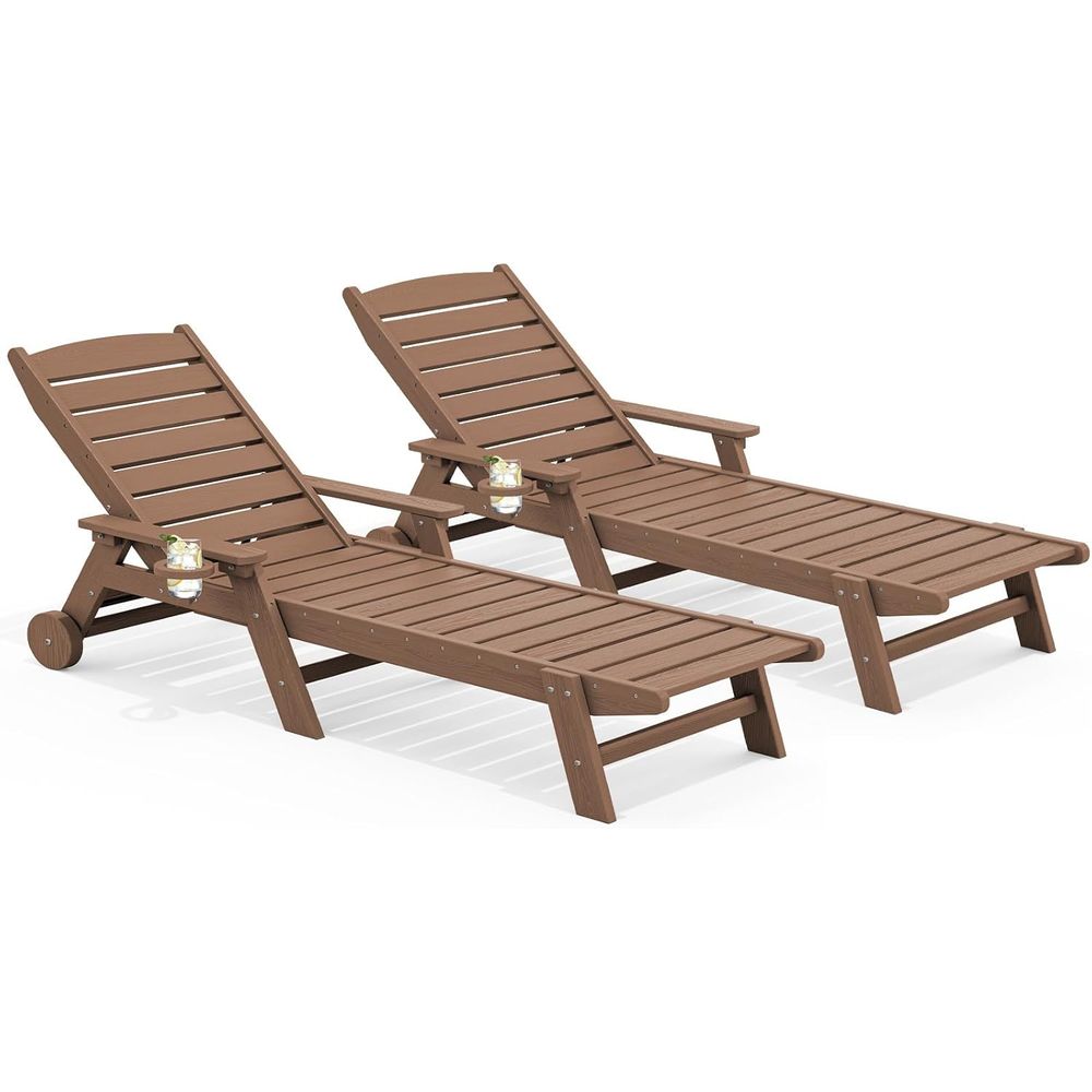 Outdoor Furniture Ofo - HDPE Açık Hava Şezlong Seti 2