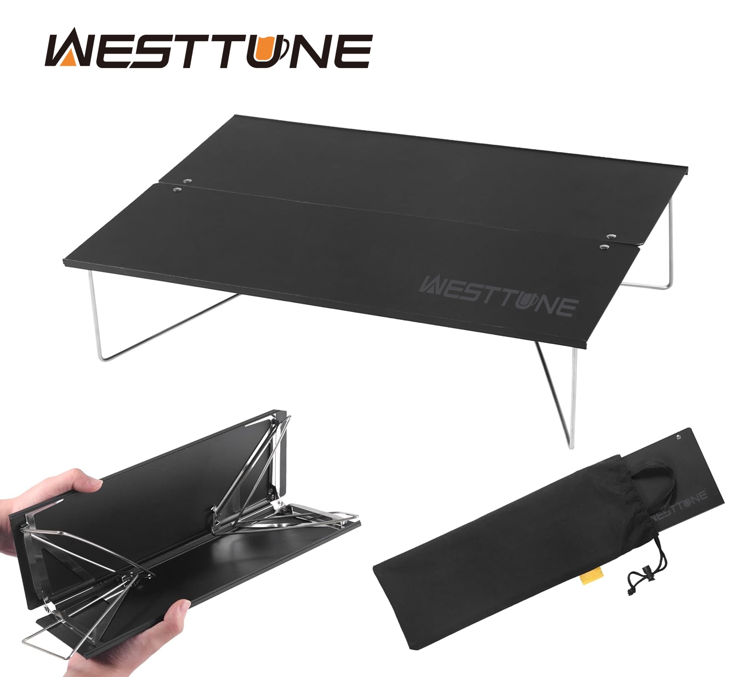 Outdoor Furniture Usa - WESTTUNE Kompakt Mini Kamp Masası Taşınabilir