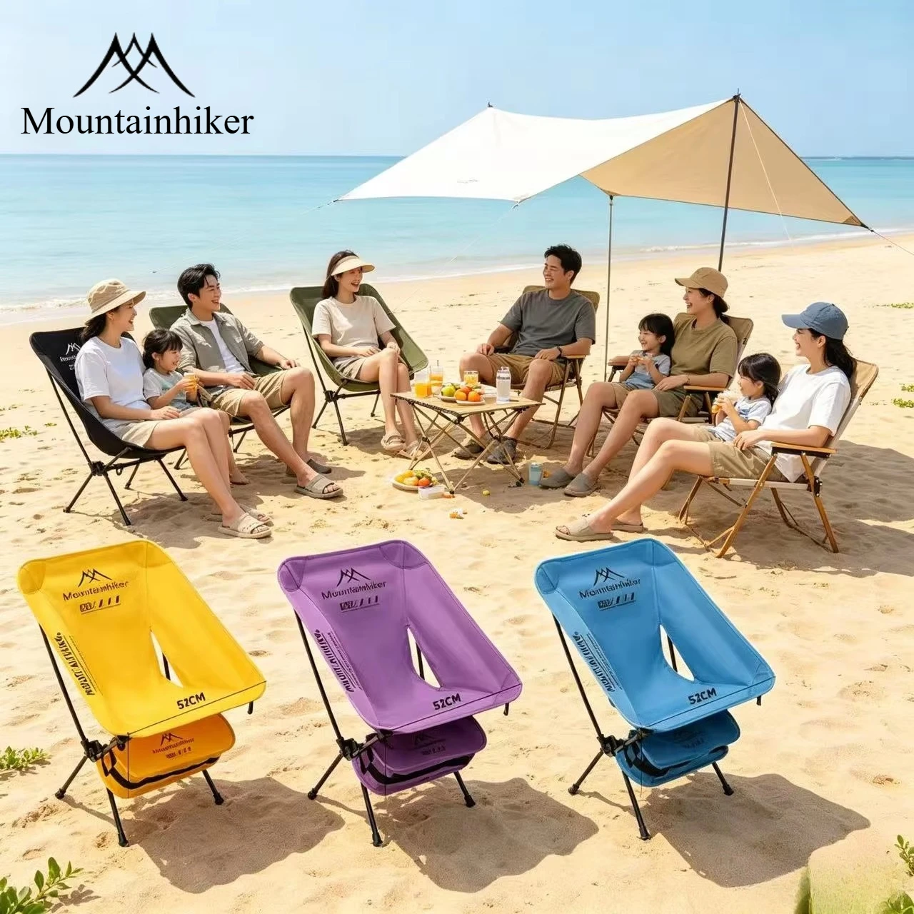 Outdoor Furniture Used - Ultra Hafif Katlanabilir Ay Sandalyesi Alüminyum