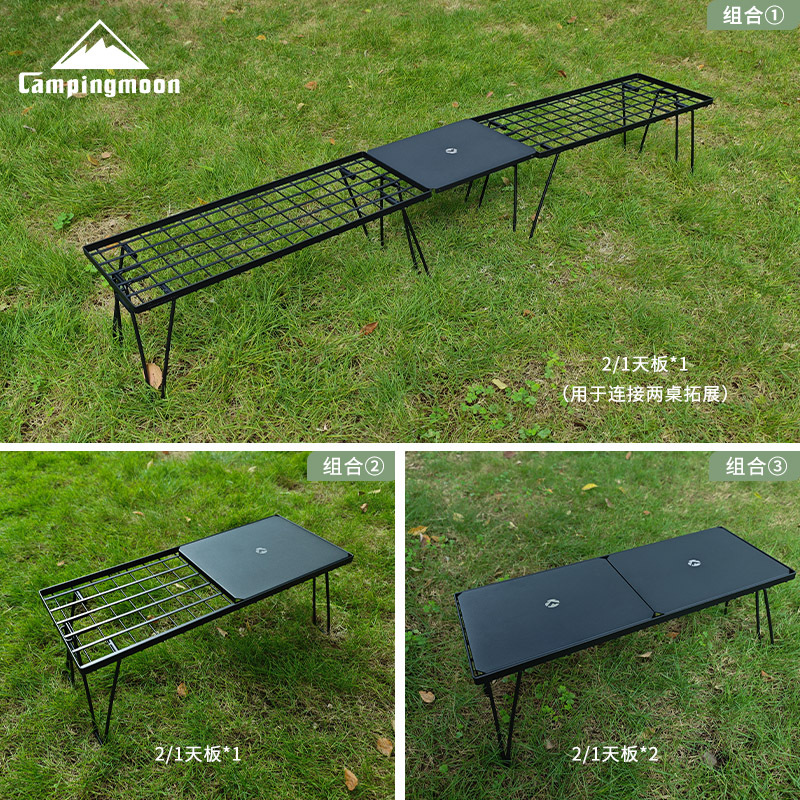Outdoor Furniture Usa - CAMPINGMOON T-229-9BK-2P iki parçalı dış mekan