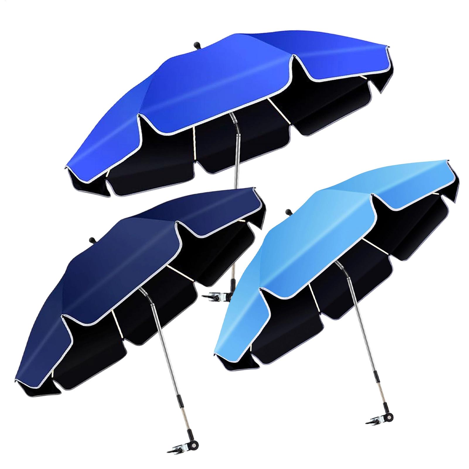 Outdoor Furniture Umbrella - Su Geçirmez Plaj Sandalyesi Şemsiyesi Kelepçeli