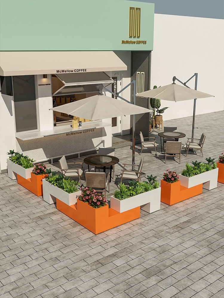 Outdoor Furniture Store - Dış Mekan Ferforje Çiçeklikleri Bölme Saksıları