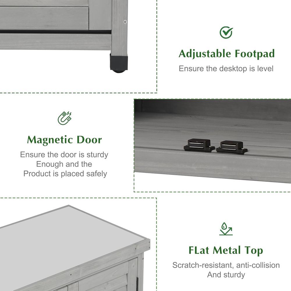 Dış Mekan Depolama Dolabı ve S - Garden Bench Metal incelemesi ve fiyatı