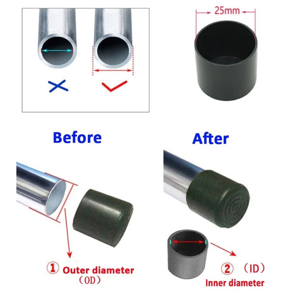 Siyah yuvarlak sandalye bacak  - Outdoor Furniture Leg Protectors incelemesi ve fiyatı