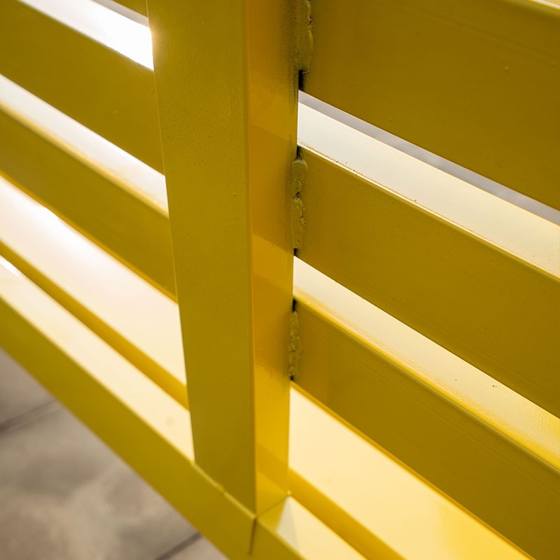Renkli Modern Dış Mekan Metal  - Garden Bench Metal incelemesi ve fiyatı