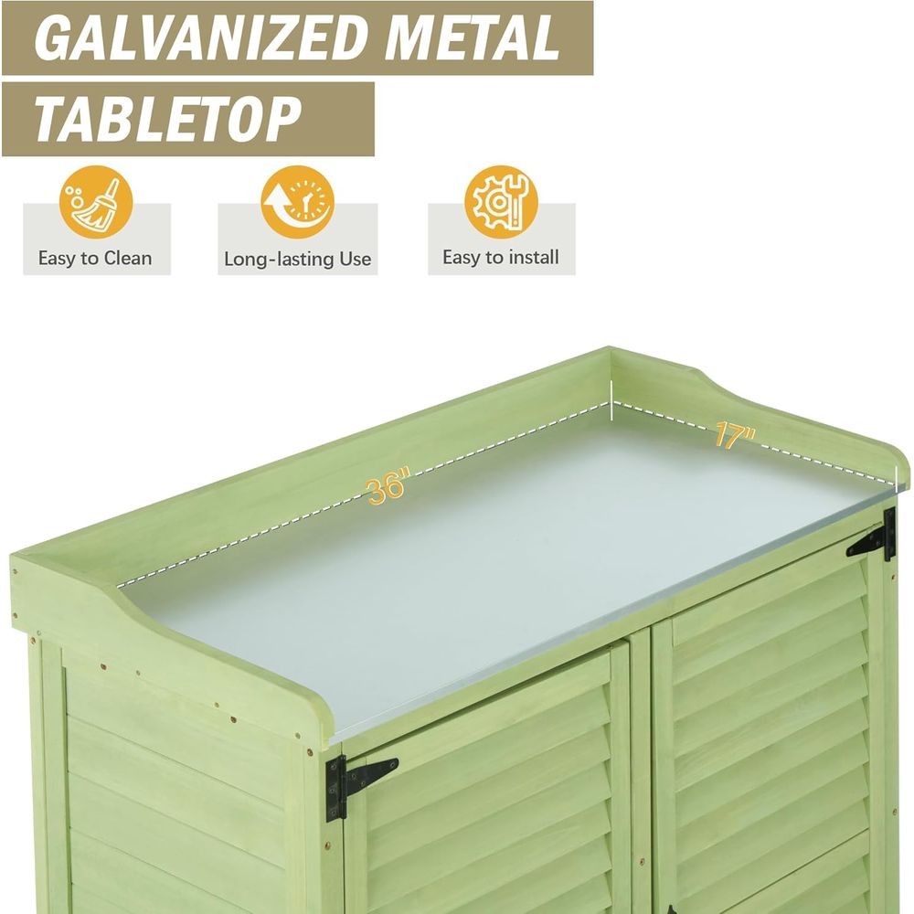 Metal Tezgahlı Dış Mekan Saksı - Garden Bench Metal incelemesi ve fiyatı