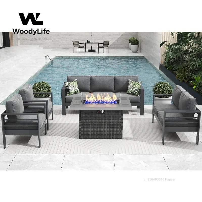 L5 Parçalı Modern Alüminyum Ba - Outdoor Furniture And Fire Pit incelemesi ve fiyatı