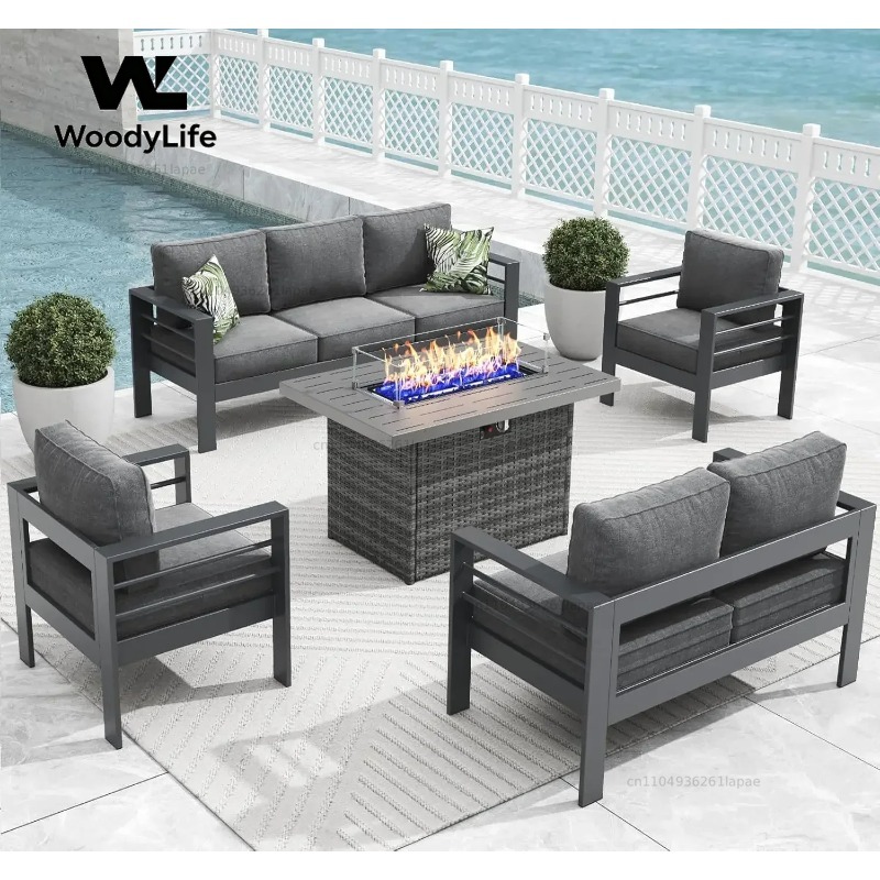 L5 Parçalı Modern Alüminyum Ba - Outdoor Furniture And Fire Pit incelemesi ve fiyatı