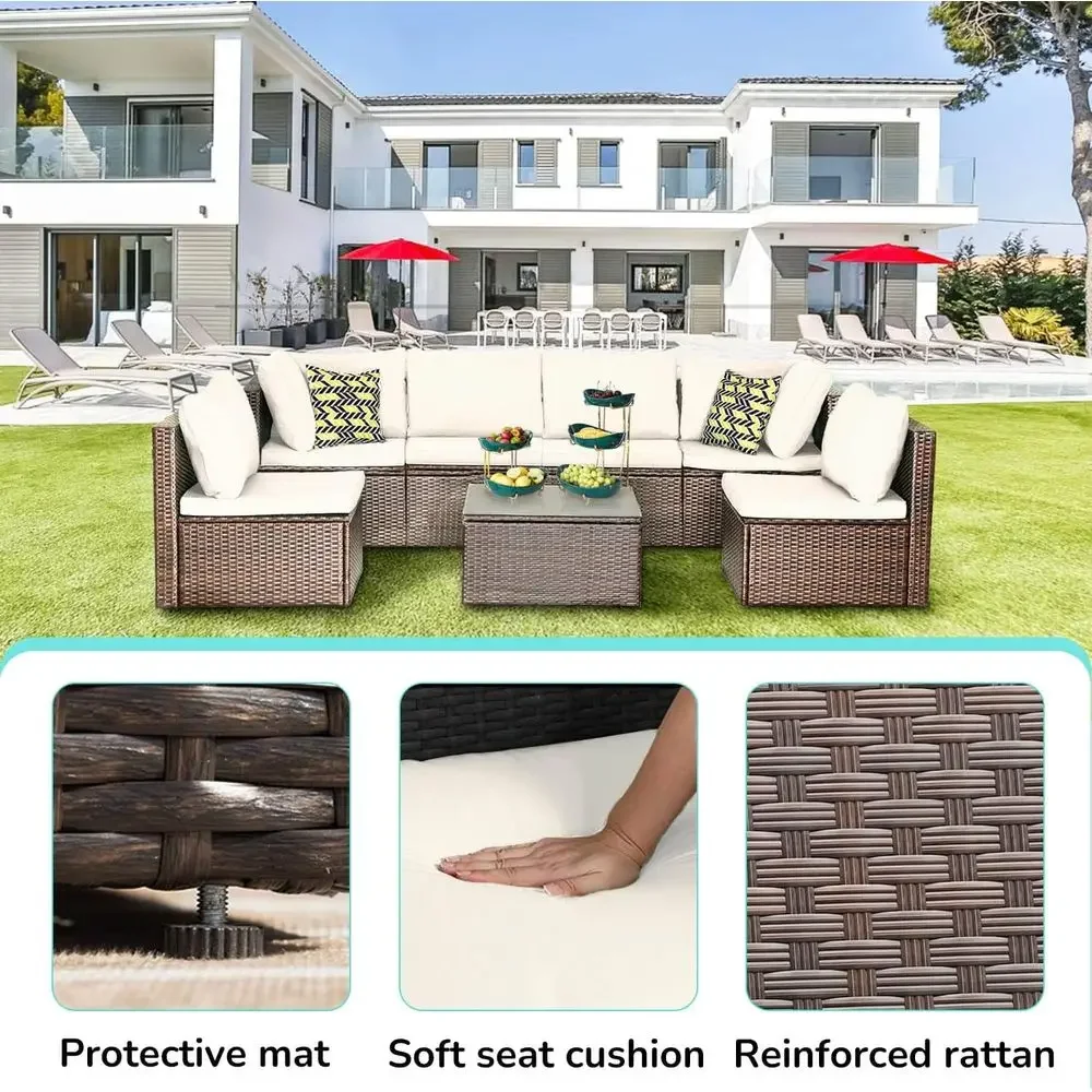 7 Parçalı Açık Hava Hasır Otur - Outdoor Furniture Ofo incelemesi ve fiyatı
