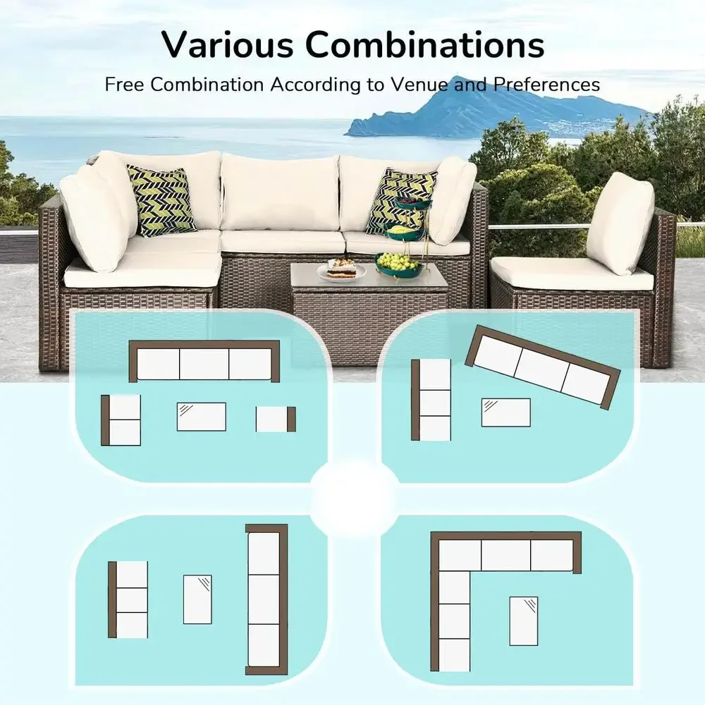 7 Parçalı Açık Hava Hasır Otur - Outdoor Furniture Ofo incelemesi ve fiyatı