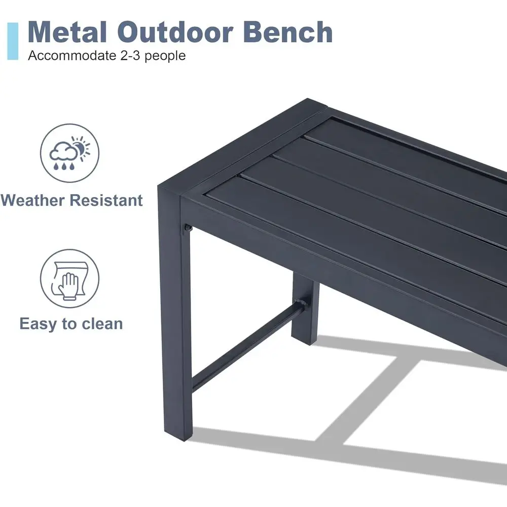 2'li Set, 51 cm Uzunluğunda Dı - Garden Bench Metal incelemesi ve fiyatı
