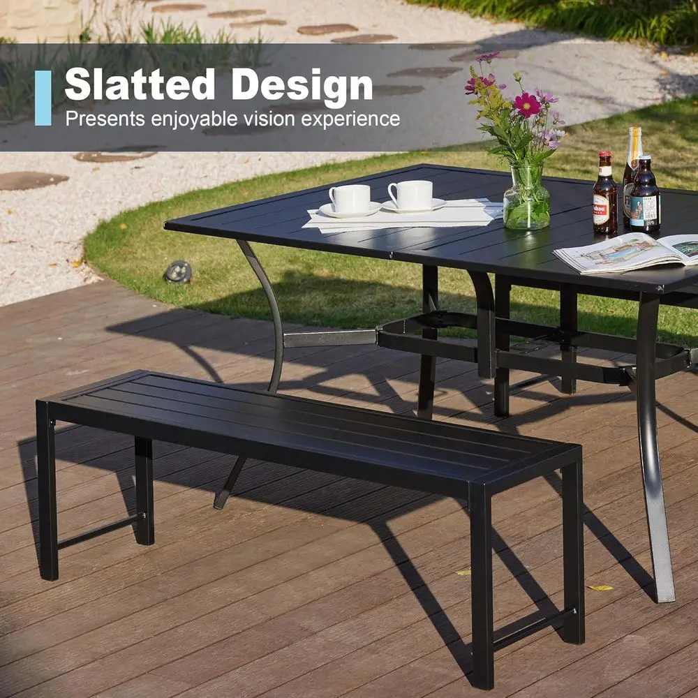 2'li Set, 51 cm Uzunluğunda Dı - Garden Bench Metal incelemesi ve fiyatı