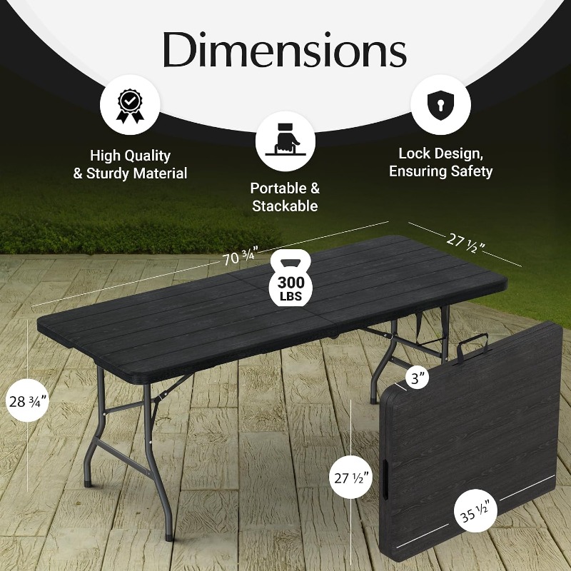 10'lu Paket 6 Feet Katlanabili - Outdoor Furniture Legs incelemesi ve fiyatı