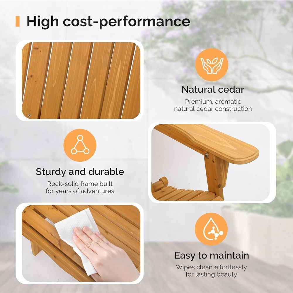 Adirondack Sandalye Seti 4'lü, - Outdoor Furniture Ofo incelemesi ve fiyatı