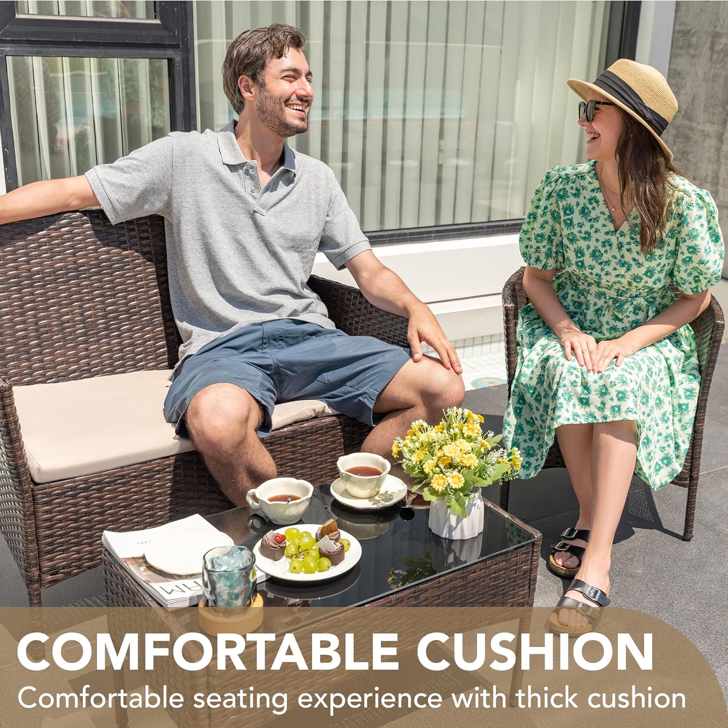 o*-4 Parça Dış Mekan Veranda M - Outdoor Furniture Ofo incelemesi ve fiyatı