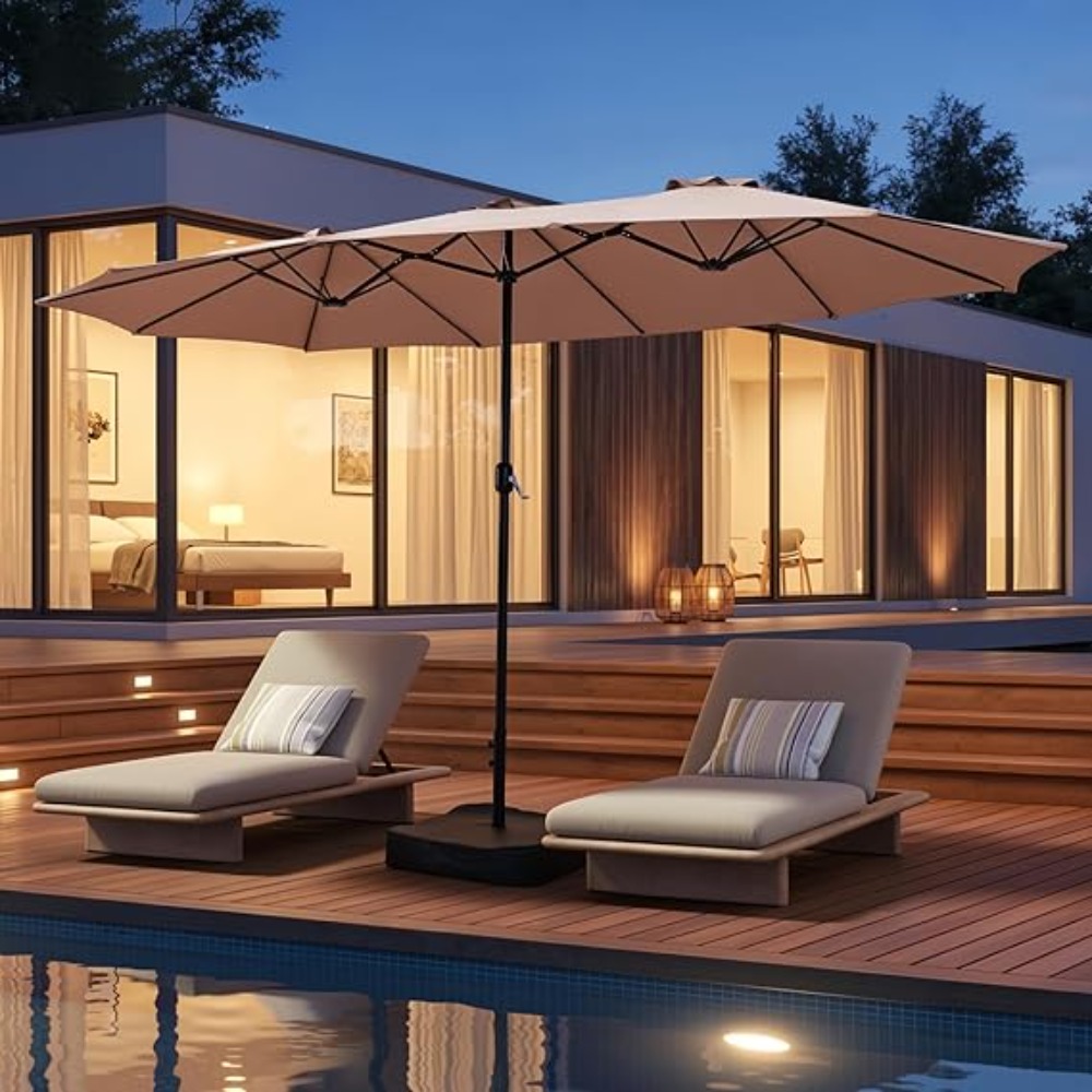 15 ft Verandalık Şemsiyesi (Ta - Outdoor Furniture Umbrella incelemesi ve fiyatı