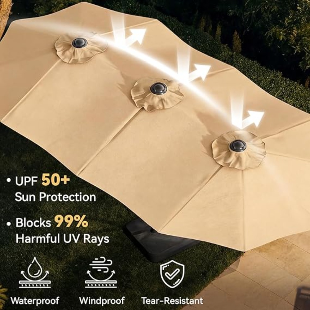 15 ft Verandalık Şemsiyesi (Ta - Outdoor Furniture Umbrella incelemesi ve fiyatı