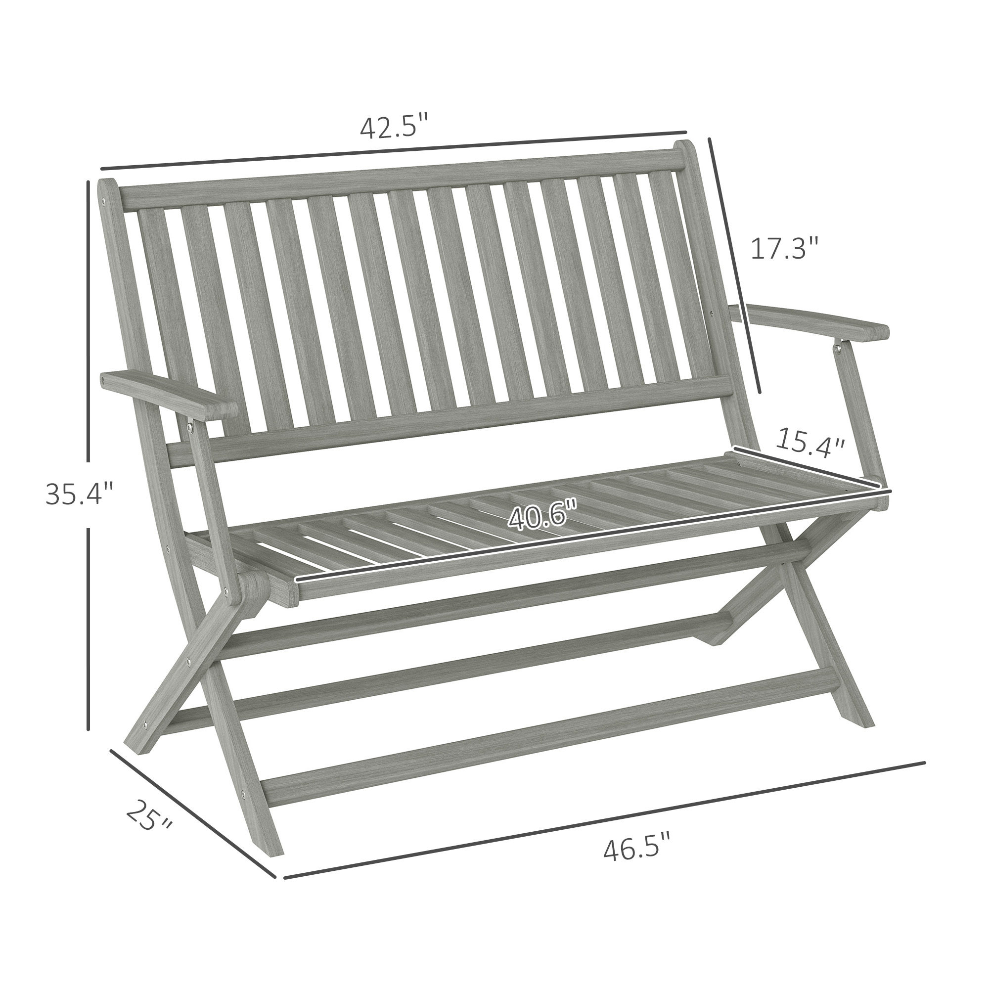 Ahşap Dış Mekan Bankı, 2 Kişil - Garden Bench Metal incelemesi ve fiyatı