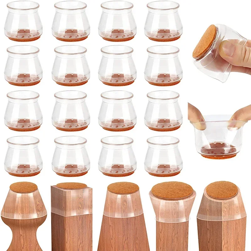 4/16 adet sandalye bacak kapak - Outdoor Furniture Leg Protectors incelemesi ve fiyatı