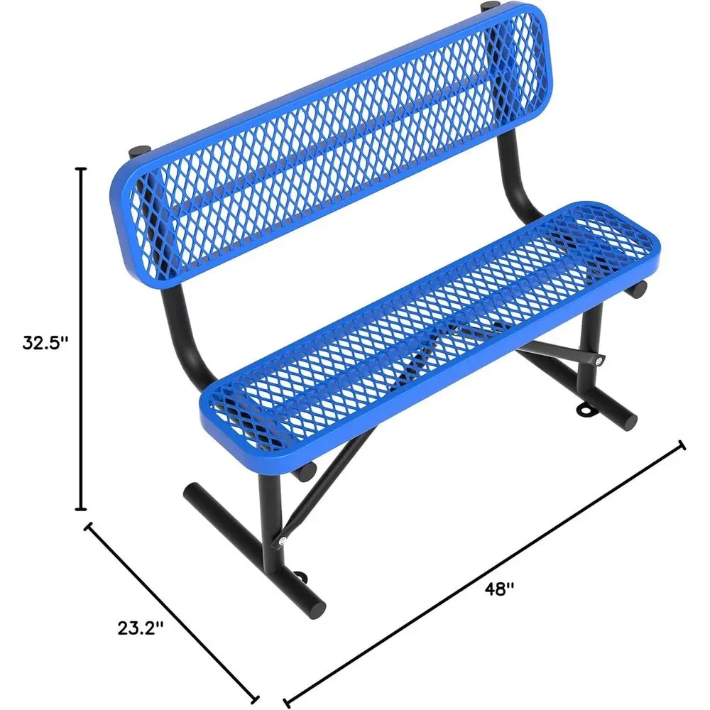 Ağır Hizmet Tipi Mavi Dış Meka - Garden Bench Metal incelemesi ve fiyatı