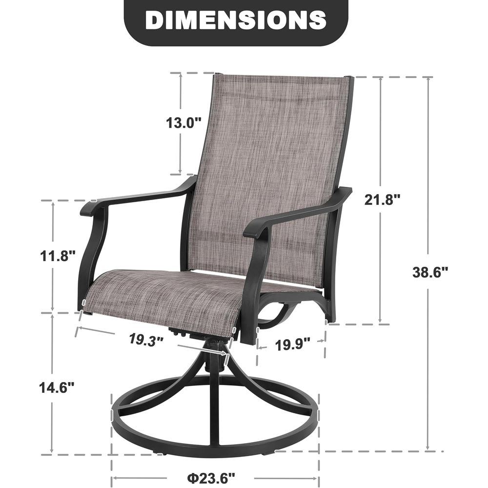 Döner Bahçe Sandalyesi Seti 2' - Outdoor Furniture Ofo incelemesi ve fiyatı