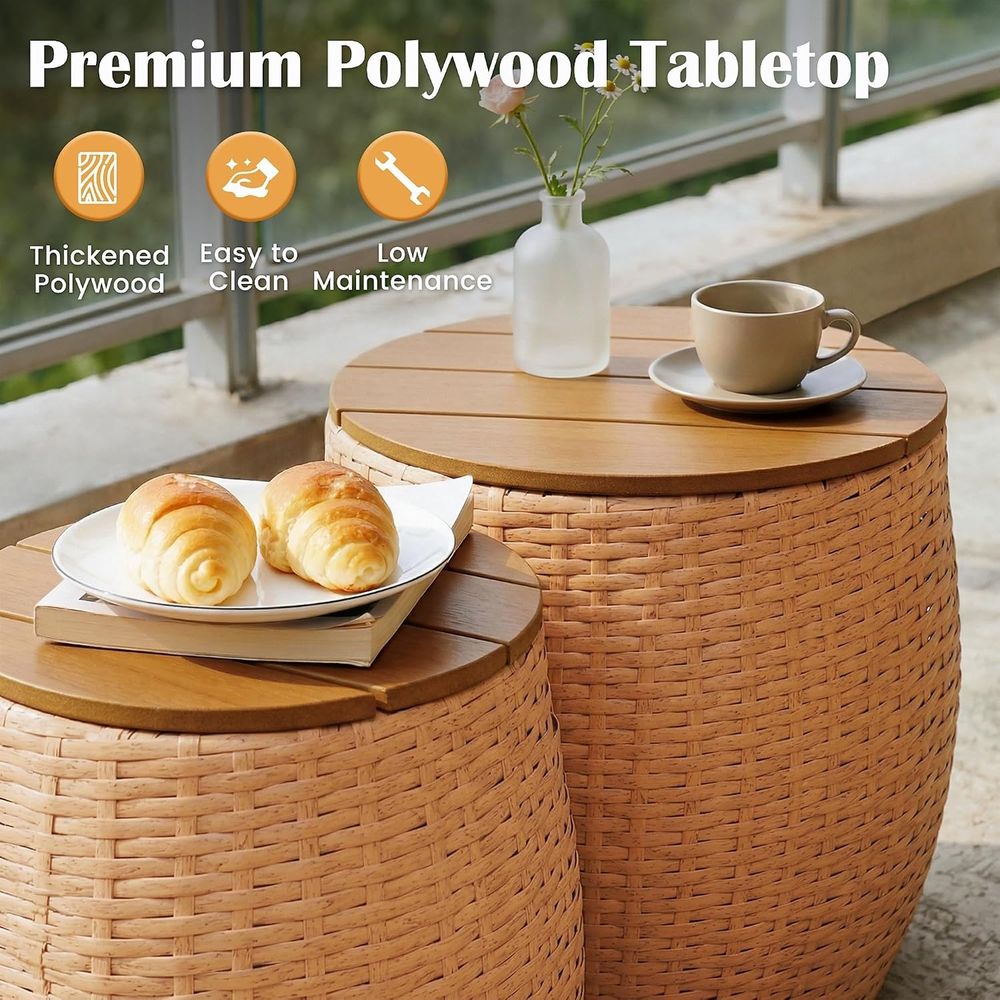 2'li Yan Sehpa Seti, Depolama  - Outdoor Furniture Ofo incelemesi ve fiyatı