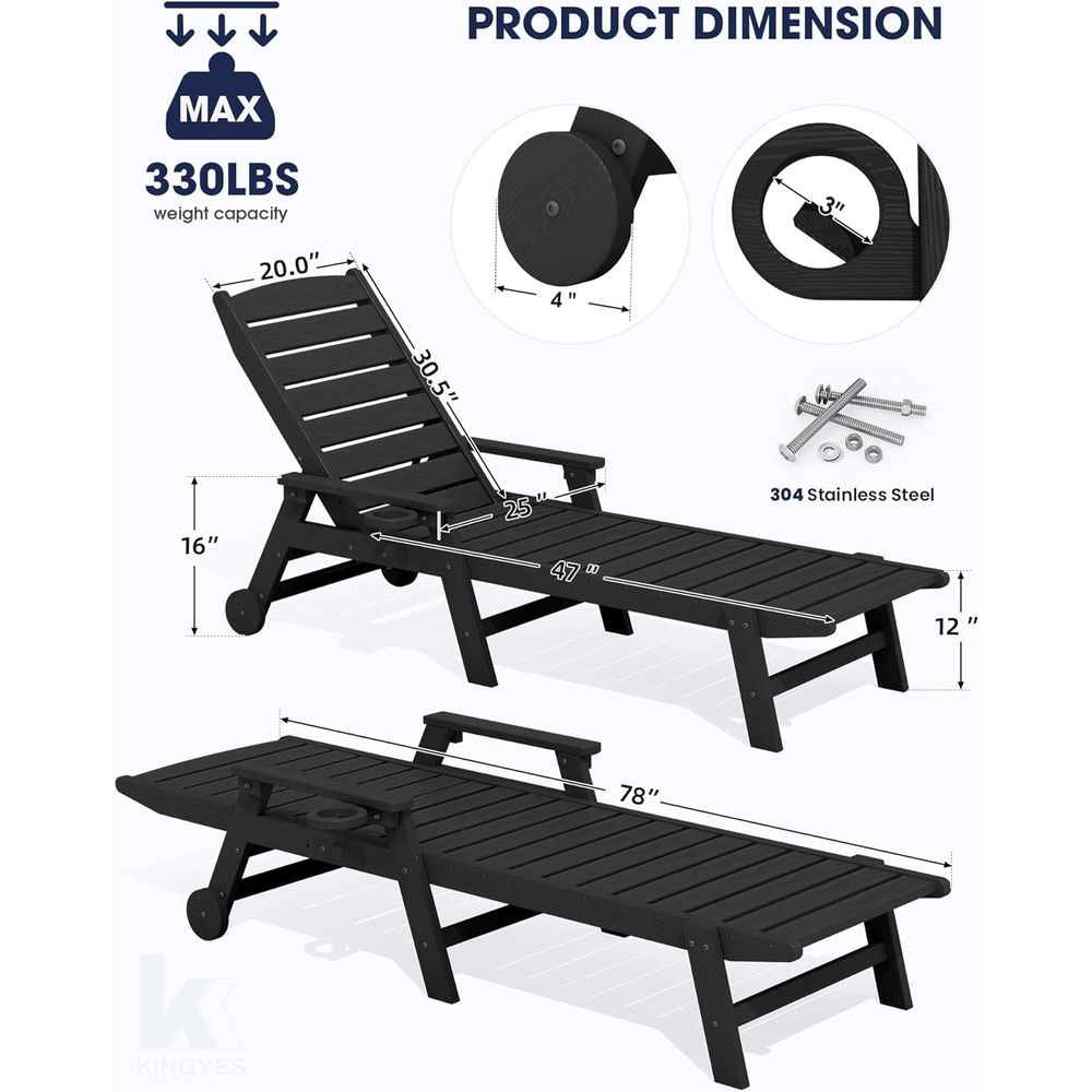 HDPE Açık Hava Şezlong Seti o  - Outdoor Furniture Ofo incelemesi ve fiyatı