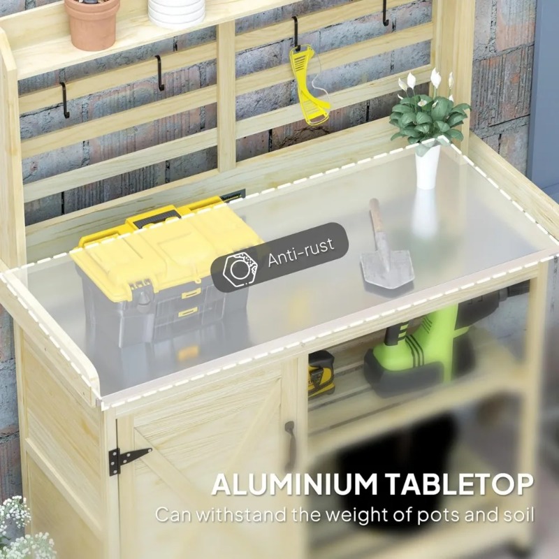 Depolama Dolaplı Bahçe İş İsta - Garden Bench Metal incelemesi ve fiyatı