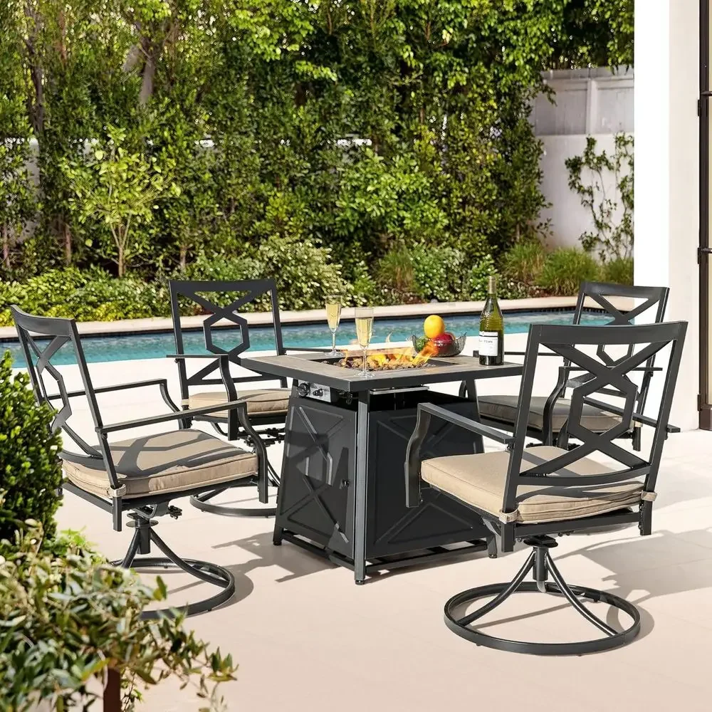 5 Parçalı Dış Mekan Veranda Mo - Outdoor Furniture And Fire Pit incelemesi ve fiyatı